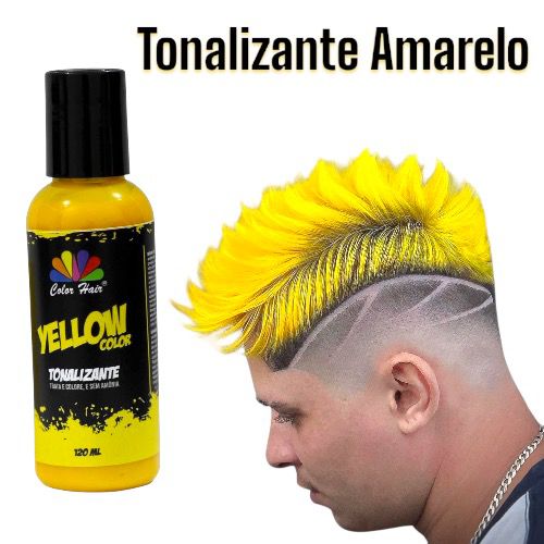 TONALIZANTE AMARELO (YELLOW) COLOR HAIR 120ml
